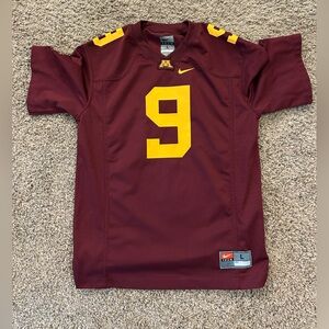 Nike University of Minnesota Golden Gophers football jersey #6 youth large
